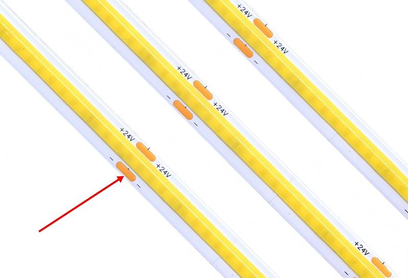 24V 8mm 320led COB LED Flexible Strip Lights 
